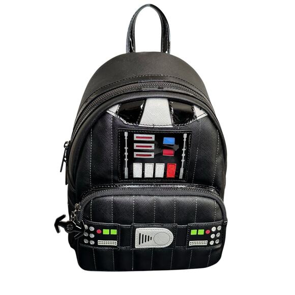 Loungefly Disney Star Wars Darth Vader Light Up Cosplay Backpack Bag NWT - Picture 1 of 7